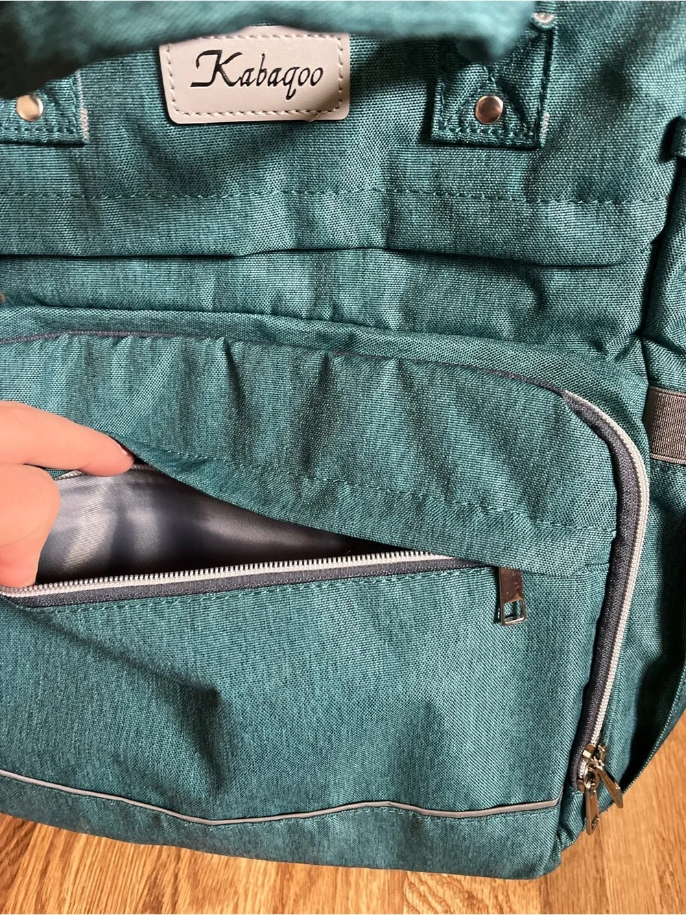 Kabaqoo Teal Baby Bag Backpack - Teal